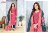 Sarita By Vishnu Vertican Silk Dress Material 